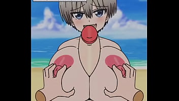 Preview 3 of Suhag Rat Fuking - Uzaki-chan wa asobitai Big Breasts!!!