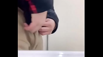Preview 1 of Waptrick Mom And Son Fuck Video - スーパーのトイレ個室でおしっこ