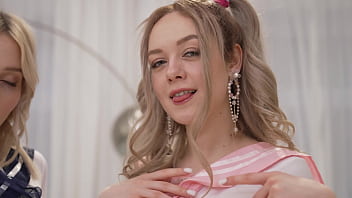 Preview 1 of Jenna I Ora - Group fuck with Two teen beauties ! Only Anal