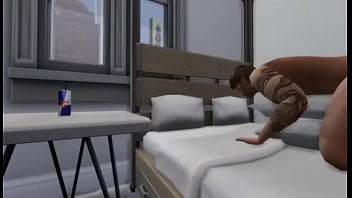 Preview 4 of Sanniliyo Xxx - hunk jerks off on bed
