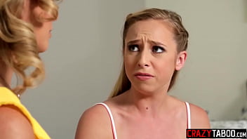 Preview 2 of Sex Kora New - Busty MILF Cherie DeVille licking sexy blonde teens Taylor Whyte pussy before she rode her cute face