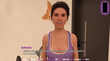 Preview 3 of Sexo A Escondidas De Sus Padres - College Kings 2 #15 - Ape Route - Helping The Cute College Girl At Her Work