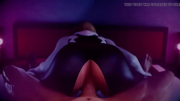 Preview 2 of Autoo Ass - Spider Gwen Bed Anal Sex