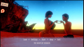Preview 1 of Ghana Leacks - The wants of summer [Hentai game PornPlay] Ep.2 peeping on the stepsis bathing didn&#039_t went as planned