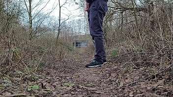 Preview 1 of Bizarre Mature - Slow Wank Near The Roadside