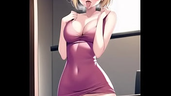 Preview 1 of Xxx Cok - blonde anime baddie sucking on your nuts asmr