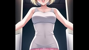 Preview 4 of Xxx Cok - blonde anime baddie sucking on your nuts asmr
