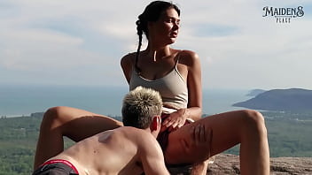 Preview 2 of Rihanna Looo - Pussy eating with a view