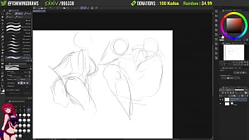 Preview 4 of Virgin Mlaya - Stream | Picarto | ToniWing - TrashMan (2023.01.27 A)
