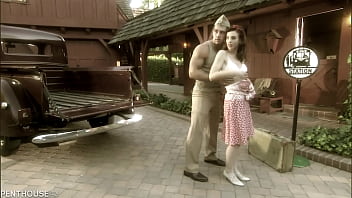 Preview 2 of Mom Gay Friend - PenthouseGold.com - Soldier Served His Time and Now He Serves GF Riley Shy&#039_s Pussy