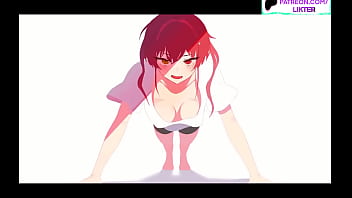 Preview 2 of La Femme De - PUSH UP TRANING ANIMATED HENTAI 60FPS