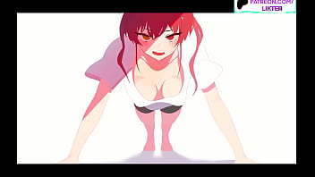 Preview 4 of La Femme De - PUSH UP TRANING ANIMATED HENTAI 60FPS