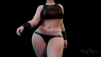 Preview 3 of Indian Child Xxx Videos - Mei sexy walk 3d animated clothed version