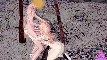 Preview 4 of Shaiking Tits - Denji Power Chainsaw Man hentai videos have sex blowjob handjob horny and cumshot gameplay porn uncensored... Thereal3dstories..3/5