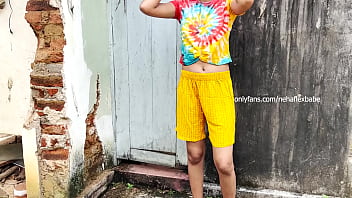 Preview 1 of Anal Side - indian girl neha first time outdoor fuck with college boy