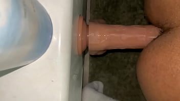 Preview 2 of Fucki Virgin - Bouncing on new toy