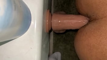 Preview 3 of Fucki Virgin - Bouncing on new toy