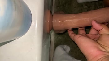 Preview 1 of Fucki Virgin - Bouncing on new toy