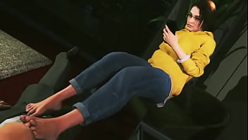 Preview 2 of Sxs Even - Jill Valentine feet game