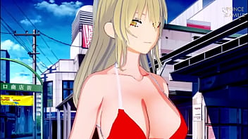 Preview 3 of Boy And Women Xx - POWER BOUNCING BOOBS CHAINSAW MAN