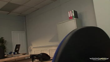 Preview 1 of Black Sweaty Wemen Kali Dreams - In order to get out of trouble busty secretary gets hardcore banged in her office