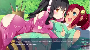 Preview 4 of Xxxvideo Hd Movi - Sakura Gamer - Episode 27: Bikinis &amp_ Naked Painting