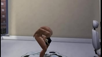Preview 4 of Kyoko Tsutsumi - GAY HUNK JERKS OFF (sims 4)