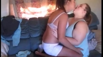 Preview 3 of Xmovi Wach - Hot Tan Girl Kissing And Tongue Licking Each Other &amp_ Ass Eating Orgasm