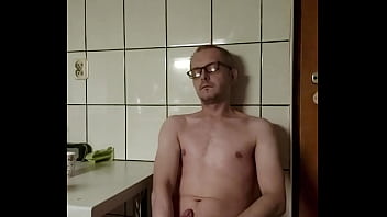 Preview 2 of Lesbian Worship - Kitchen masturbation