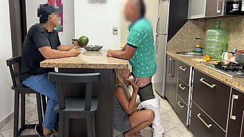 Preview 2 of Hindi Wwwxvbo - Esposa sumisa Follada por la Polla de su Cu&ntilde_ado al Frente de su Marido que no se da cuenta lo Puta que es su Esposa NTR Netori