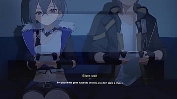 Preview 1 of Xxx Video Hd Song - Silver wolf and Caelus in a videogames night (Honkai: Star Rail)