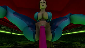 Preview 3 of Marla Sex - [SFM] 3D Samus Aran and a pink dildo,  &quot_ThatOneLewdDude&quot_ sound samples