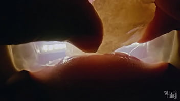 Preview 1 of Game Seks Korea - Deranged filth loving girl,  Rebel Rhyder,  gets frozen cum bukkake -- filmed with probe lens!