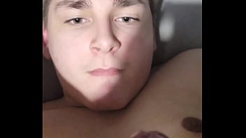 Preview 4 of Son Listing Mom - Chubby boy with big ass cums on himself