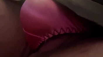 Preview 2 of Hot Auntris - MNsissy Slut bouncing her cock under satin panties than shows how naughty she is