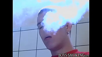 Preview 1 of Girl Nou - Beautiful jock smokes cigars while masturbating and cumming