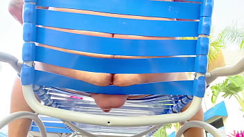 Preview 2 of Fuxxxx Hd Sex - Grandpa secretly cums in his lounge chair
