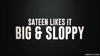Preview 4 of Big Butts Xxx Latina - Sateen Likes it Big &amp_ Sloppy Queenie Sateen / Brazzers/ Enter XVPROMO on official site for discount