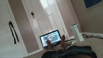 Preview 1 of Mom Pump Son - Morning time stroke massage 4