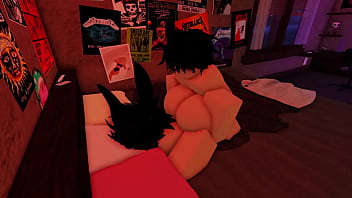 Preview 2 of Tube Porn Tube Gommi Com - Teaching her ass how to take a big white cock in Roblox