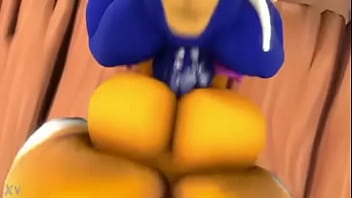 Preview 2 of Stim Dick - Sonic fucks femboy Tails hard