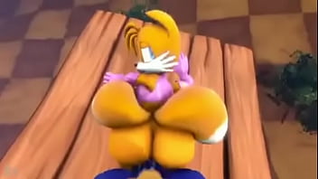 Preview 3 of Stim Dick - Sonic fucks femboy Tails hard