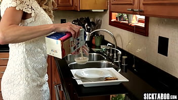 Preview 2 of Miniteen Bbc - Big tits teen stepdaughter Tara Morgan used by naughty MILF stepmom Brandi Love