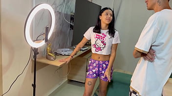 Preview 1 of Joss Sex Vedio - La ninfomana de mi hermanastra se hace la enferma para que yo la folle bien duro.