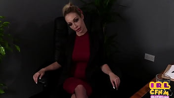 Preview 2 of Msxxx Com - CFNM POV femdom BJ by classy secretary amateur MILF