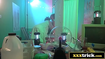 Preview 2 of Son Forcing Latin Mom - Mad Scientist Fucks His Most Beautiful Creation To Date - Lady Bug