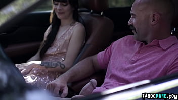 Preview 3 of Dyna Vendetta Anal - Skinny Emma Jade got anal fucked outdoor by Charles Dera. Mr. Charles arrives to pick up Emma while they drive and talk,  Mr. Charles stops the car as Charles likes to have sex with Emma