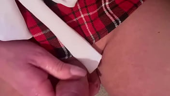 Preview 4 of Mom And Sun Saxy Video - Alikat2 lubes her cock