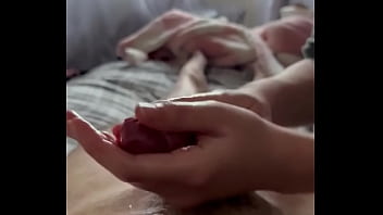Preview 4 of Teen Step Mom - Giving my boyfriend a cock massage