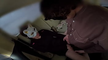 Preview 2 of Sister Cuckolds Sissy Brother - バレーボールの練習の後にチームメイトの車の横でカーセックスする不倫妻